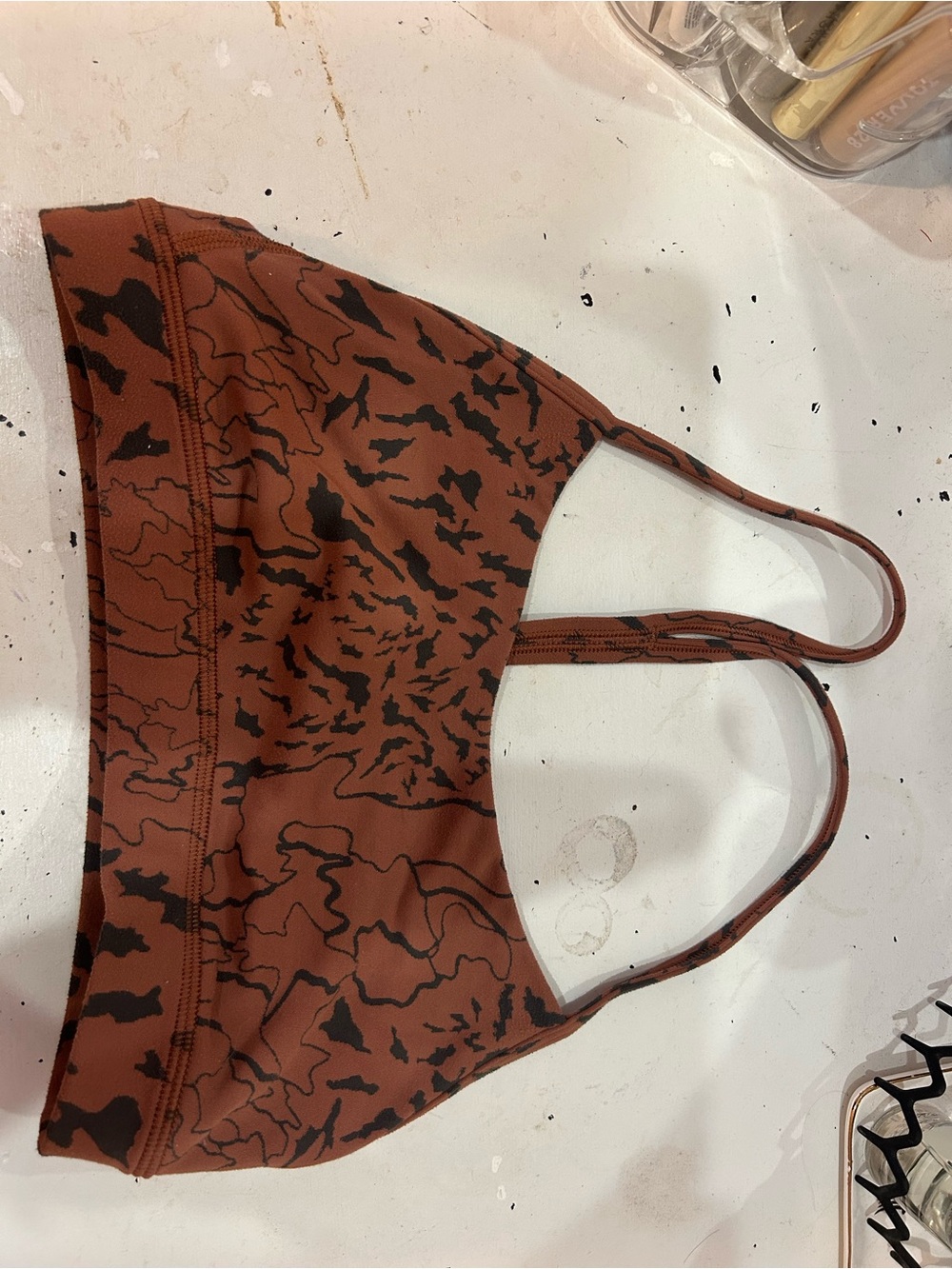 Lululemon Abstract Print Sports Bra size 4